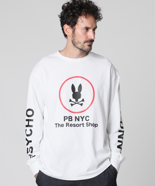 Amazon | (サイコバニー) ロンT Psycho Bunny サイコバニー