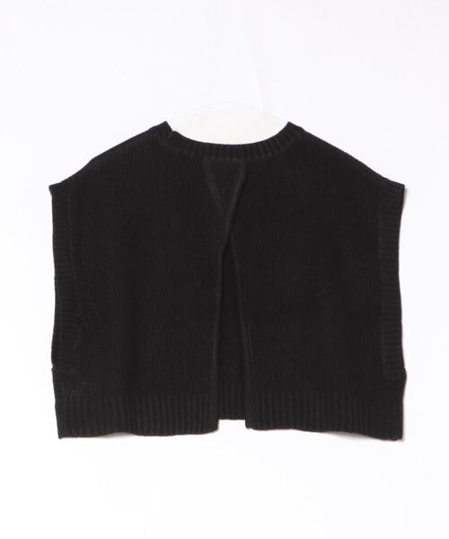 STYLEBLOCK（スタイルブロック）の「Aバルキー鹿の子編みショートトップス（ニット/セーター・レディース・レッド/アイボリー/ブラック/ライトベージュ/グレイッシュベージュ/オリーブ・M）」の7枚目の写真