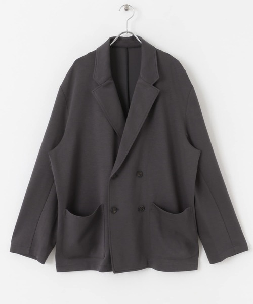 SENSE OF PLACE by URBAN RESEARCH（センスオブプレイスバイアーバンリサーチ）の「イージーダブルジャケット（その他アウター・メンズ・ブラック/チャコールグレー・MEDIUM/LARGE）」の13枚目の写真