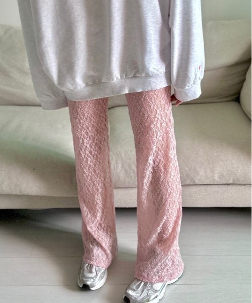 Per sist ence(パーシエンス)の「カットレースシアーパンツ(その他パンツ・レディース・ピンク/ブラック/ホワイト/アイボリー・FREE)」の9枚目の写真