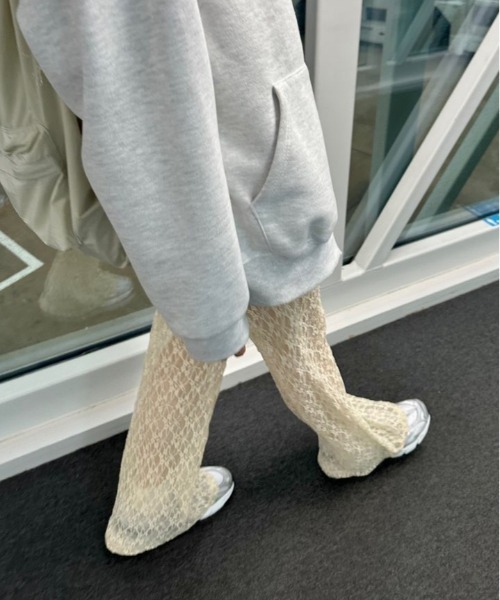 Per sist ence(パーシエンス)の「カットレースシアーパンツ(その他パンツ・レディース・ピンク/ブラック/ホワイト/アイボリー・FREE)」の18枚目の写真