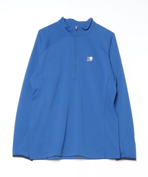 karrimor(カリマー)の「middler dry half-zip(Tシャツ/カットソー・メンズ・ブルー/ブラック・L/M/S/XL)」の1枚目の写真