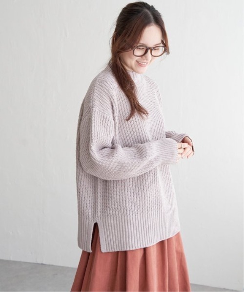 LBC(エルビーシー)の「マットモール畦ニットプルオーバー(ニット/セーター・レディース・ライトグレー/イエロー/ブルー/その他30・M)」の10枚目の写真