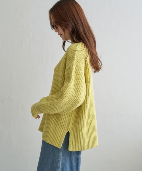 LBC(エルビーシー)の「マットモール畦ニットプルオーバー(ニット/セーター・レディース・ライトグレー/イエロー/ブルー/その他30・M)」の17枚目の写真