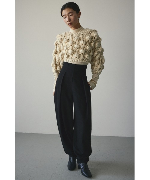 STYLEMIXER(スタイルミキサー)の「バックオープンフォルムパンツ(その他パンツ・レディース・ブラック/ミント/グレー・SMALL/MEDIUM)」の4枚目の写真