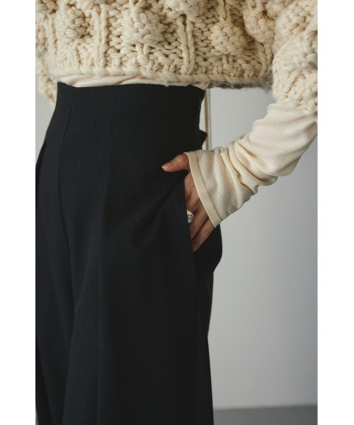 STYLEMIXER(スタイルミキサー)の「バックオープンフォルムパンツ(その他パンツ・レディース・ブラック/ミント/グレー・SMALL/MEDIUM)」の9枚目の写真