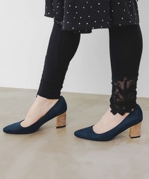 iS ScoLar | 543222：カトラリーとブドウの刺繍レースレギンス(レギンス/スパッツ)