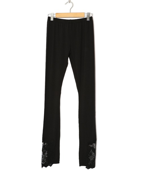 iS ScoLar(イズスカラー)の「543222:カトラリーとブドウの刺繍レースレギンス(レギンス/スパッツ・レディース・杢グレー/ブラック・M)」の10枚目の写真