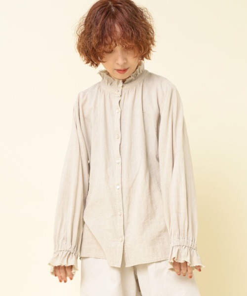 B2860 2WAYフリルカラーシャツブラウス（シャツ/ブラウス）｜RNA-N（アールエヌエーエヌ）