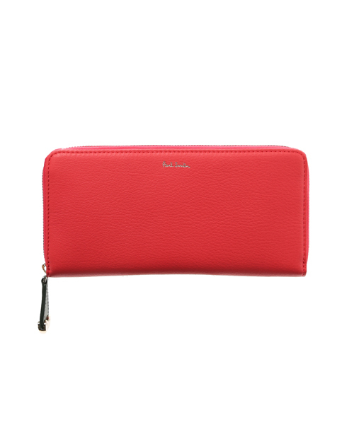 Paul Smith(ポールスミス)の「HEART PULL LONG PURSE/ 863578 W916(財布・レディース・コーラル/ピンク/ブラック・FREE)」の1枚目の写真