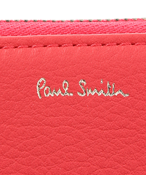Paul Smith(ポールスミス)の「HEART PULL LONG PURSE/ 863578 W916(財布・レディース・コーラル/ピンク/ブラック・FREE)」の5枚目の写真