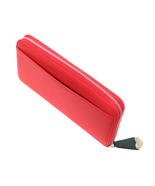 Paul Smith(ポールスミス)の「HEART PULL LONG PURSE/ 863578 W916(財布・レディース・コーラル/ピンク/ブラック・FREE)」の6枚目の写真