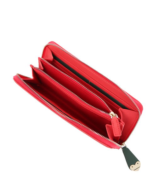 Paul Smith(ポールスミス)の「HEART PULL LONG PURSE/ 863578 W916(財布・レディース・コーラル/ピンク/ブラック・FREE)」の7枚目の写真