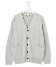 【UNISEX】ANTI PILLING WOOL Vネックカーディガン