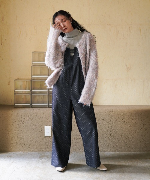 Bab（バブ）の「【S・Mサイズ展開】ビスチェ風オールインワン（つなぎ/オールインワン・レディース・A/グレー・M/S）」の3枚目の写真