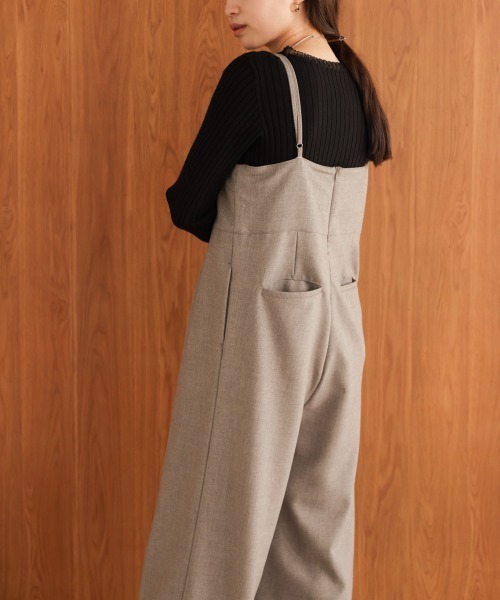 Bab（バブ）の「【S・Mサイズ展開】ビスチェ風オールインワン（つなぎ/オールインワン・レディース・A/グレー・M/S）」の18枚目の写真