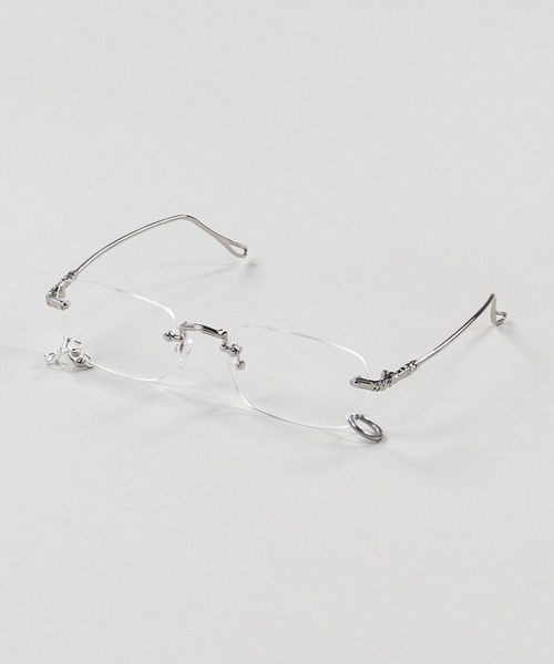 SPINNS(スピンズ)の「トレンド/韓国っぽアイテム☆【ピアスモチーフ付】 リムレスメガネ/フレームレスメガネ/クリアメガネ(メガネ・レディース・A/C/B・ONESIZE)」の6枚目の写真