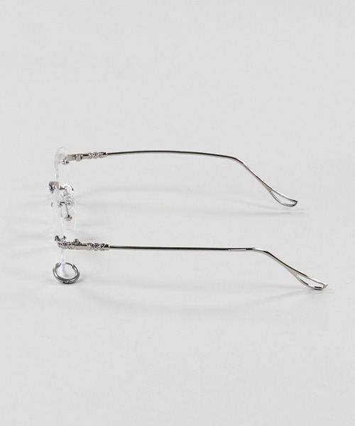 SPINNS(スピンズ)の「トレンド/韓国っぽアイテム☆【ピアスモチーフ付】 リムレスメガネ/フレームレスメガネ/クリアメガネ(メガネ・レディース・A/C/B・ONESIZE)」の7枚目の写真