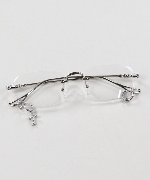 SPINNS(スピンズ)の「トレンド/韓国っぽアイテム☆【ピアスモチーフ付】 リムレスメガネ/フレームレスメガネ/クリアメガネ(メガネ・レディース・A/C/B・ONESIZE)」の21枚目の写真