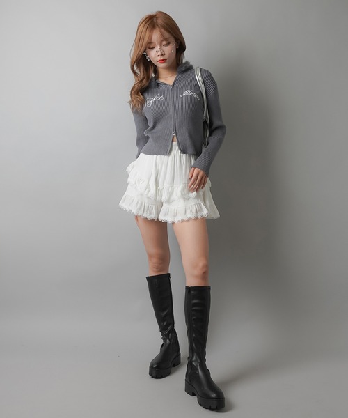 SPINNS(スピンズ)の「トレンド/韓国っぽアイテム☆【ピアスモチーフ付】 リムレスメガネ/フレームレスメガネ/クリアメガネ(メガネ・レディース・A/C/B・ONESIZE)」の19枚目の写真