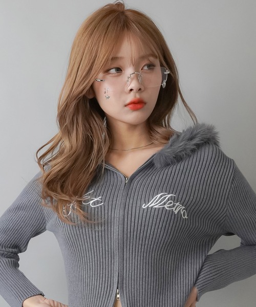 SPINNS(スピンズ)の「トレンド/韓国っぽアイテム☆【ピアスモチーフ付】 リムレスメガネ/フレームレスメガネ/クリアメガネ(メガネ・レディース・A/C/B・ONESIZE)」の14枚目の写真