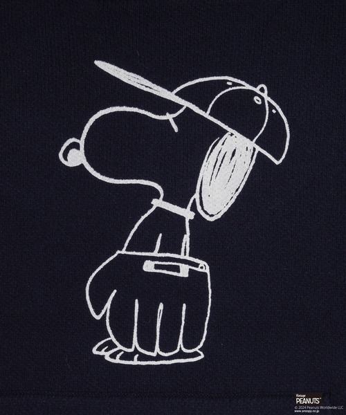 MUHET(ミュエータ)の「【PEANUTS / SNOOPY】ニットパーカー(パーカー・レディース・ネイビー/ブラウン・SMALL/MEDIUM/LARGE)」の19枚目の写真