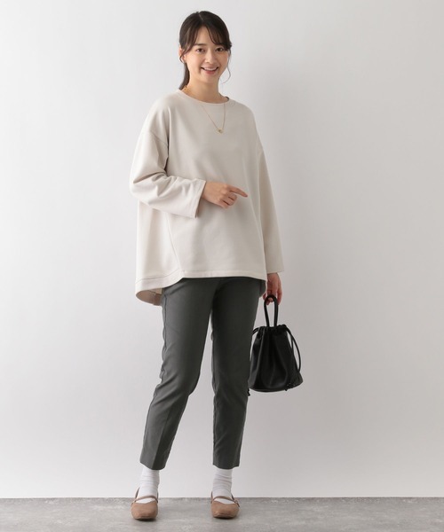GLOBAL WORK Smile Seed Store(グローバルワーク スマイルシードストア)の「NR起毛ストレッチテーパードパンツ/131070(その他パンツ・レディース・チャコール/グレー/ブルー/ブラック・MEDIUM/X-LARGE/SMALL/LARGE)」の9枚目の写真