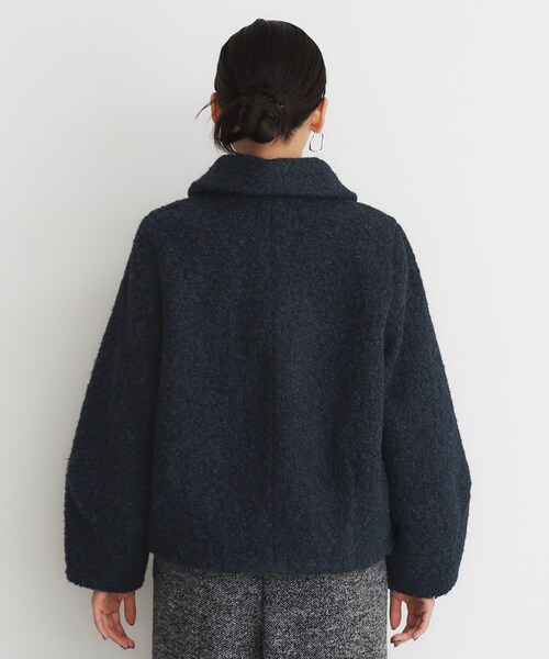 THE SHOP TK (ザ ショップ ティーケー )の「◆【@BAILA掲載】ビックカラー袖ボリュームジャケット/洗えるアウター(ブルゾン・レディース・ネイビー/アイボリー・12/13)」の18枚目の写真