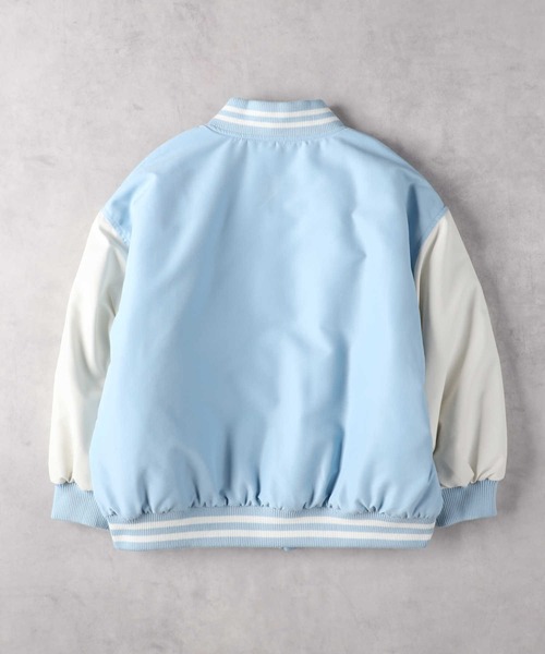 Right-on（ライトオン）の「【VIVIAN BLUE】中綿ブルゾン（ブルゾン・キッズ・サックスブルー・130/140/150/160）」の2枚目の写真