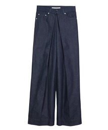 セール】FLOCKED DENIM WIDE PANTS（デニムパンツ）｜JOHN LAWRENCE
