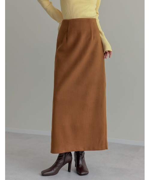 セール】[低身長/高身長サイズ有]選べる無地orチェック柄起毛タイト