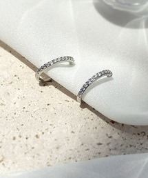 Ritomo De Ricco（リトモ・デ・リコ）の「落ちにくい！痛くなりにくい　シンプルビジューイヤーカフ（イヤーカフ）」