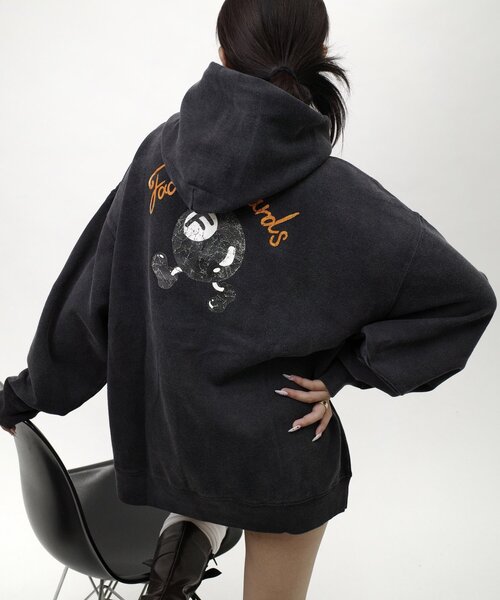 WHO'S WHO gallery（フーズフーギャラリー）の「【UNISEX/ユニセックス】COOPER FACTビリヤードパーカー（パーカー・レディース・ネイビー/ライトグレー/ブラック・LARGE/X-LARGE）」の4枚目の写真