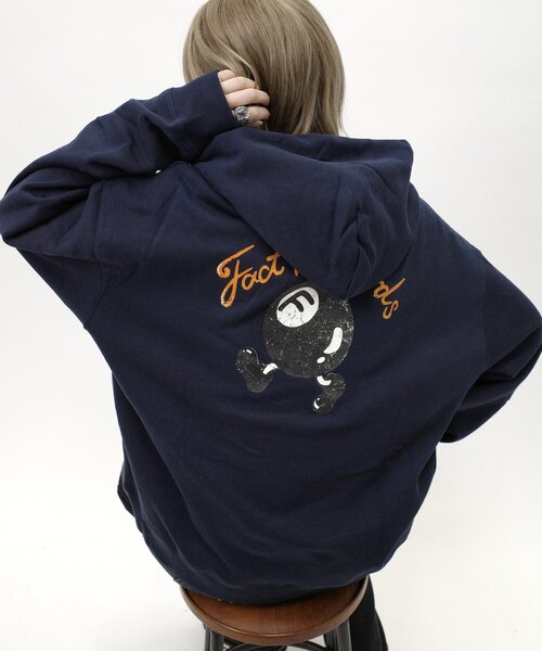 WHO'S WHO gallery（フーズフーギャラリー）の「【UNISEX/ユニセックス】COOPER FACTビリヤードパーカー（パーカー・レディース・ネイビー/ライトグレー/ブラック・LARGE/X-LARGE）」の17枚目の写真