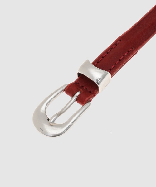 Our Legacy（アワーレガシー）の「OUR LEGACY 2 CM BELT（ベルト・レディース・レッド・70）」の4枚目の写真