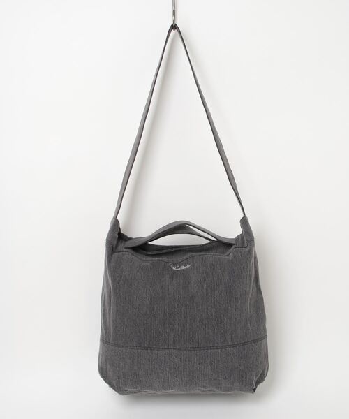 VIVASTUDIO(ビバスタジオ)の「デニムバッグ / DENIM BAG(ショルダーバッグ・メンズ・チャコール・FREE)」の11枚目の写真
