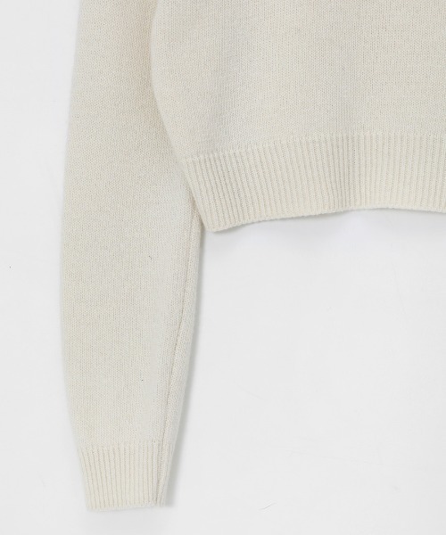 BLACKUP（ブラックアップ）の「[MADE] ユアナショルダーアンバルニット（ニット/セーター・レディース・ブラック/アイボリー・ONESIZE）」の19枚目の写真
