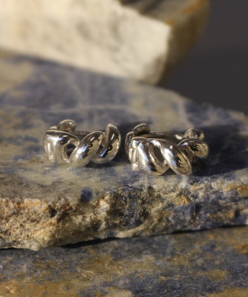 silver925】SpringPierce/スプリングフープピアス（ピアス（両耳