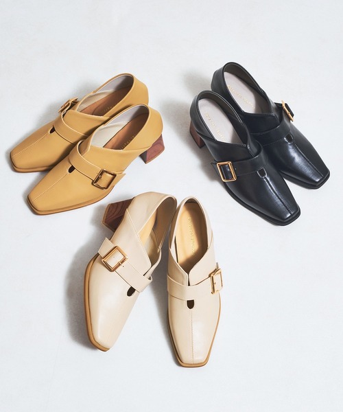 ■2025春夏新作■ウッドヒールベルトパンプス/51103（パンプス）｜ORiental TRaffic（オリエンタルトラフィック）