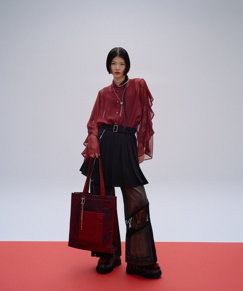 HARE（ハレ）の「トロミプリーツスカパン(HARE)（その他パンツ・レディース・ブラック/パープル・FREE）」の21枚目の写真