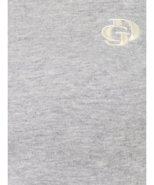 セール】GD BICOLORワンショルダーデザインショートトップス（T