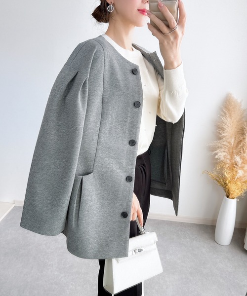 ジャケット・アウター ANTONELLA COLLECTION &. NOSTALGIA コート アウター 「ZOZO限定」袖タックジャケット