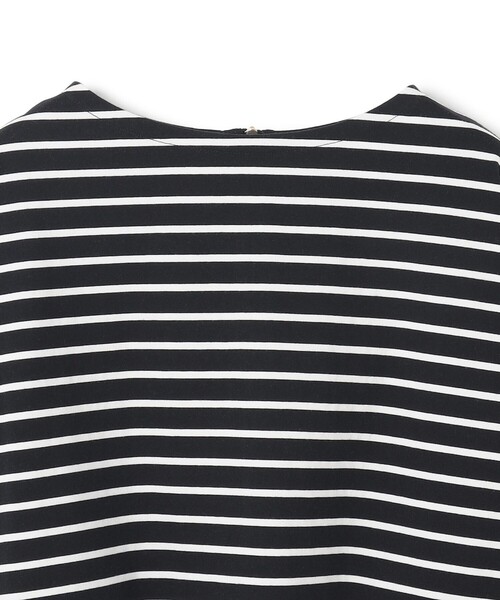 UNFILO（アンフィーロ）の「バックZIP ボーダーT（Tシャツ/カットソー・レディース・ブラック系2/ブラック系1・MEDIUM/SMALL）」の8枚目の写真