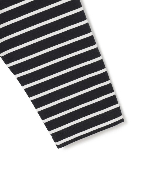 UNFILO（アンフィーロ）の「バックZIP ボーダーT（Tシャツ/カットソー・レディース・ブラック系2/ブラック系1・MEDIUM/SMALL）」の9枚目の写真
