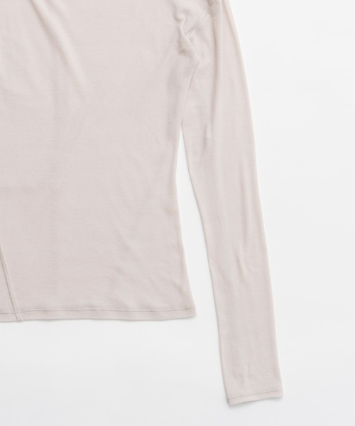 PRANK PROJECT(プランクプロジェクト)の「シアーフライスレイヤードトップ / Sheer Fraise Layered Top(Tシャツ/カットソー・レディース・グレー・FREE)」の17枚目の写真