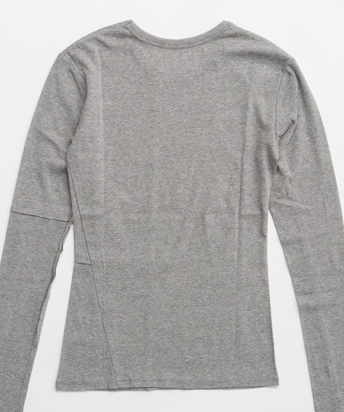 シアーフライスレイヤードトップ / Sheer Fraise Layered Top（Tシャツ