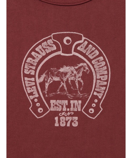 Levi's（リーバイス）の「Levi's/リーバイス グラフィック クルーネックスウェットシャツ（スウェット・レディース・レッド・S/M/L）」の12枚目の写真