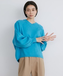 YVON（イヴォン）の「ホールガーメント ドルマンスリーブニット 