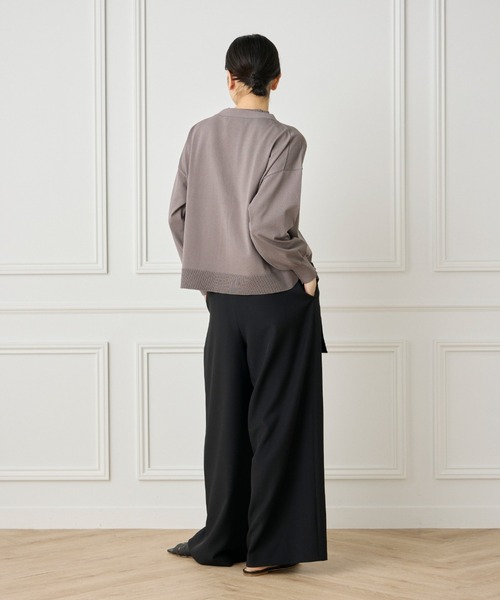 INED（イネド）の「ドライギャバ ベルテッドパンツ（その他パンツ・レディース・ブラック/ベージュ・9号/11号/7号）」の14枚目の写真