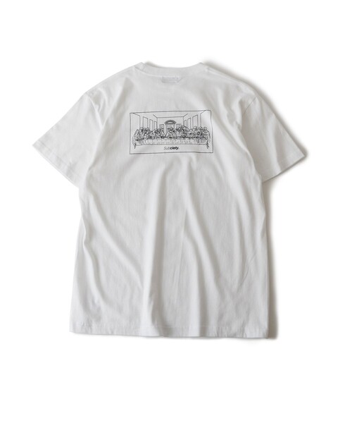 Subciety（サブサエティ）の「First supper tee（Tシャツ/カットソー・メンズ・ブラック×ホワイト/バーガンディー/ブラック×ゴールド/ホワイト×ブラック・SMALL/MEDIUM/LARGE/X-LARGE/XX-LARGE）」の19枚目の写真